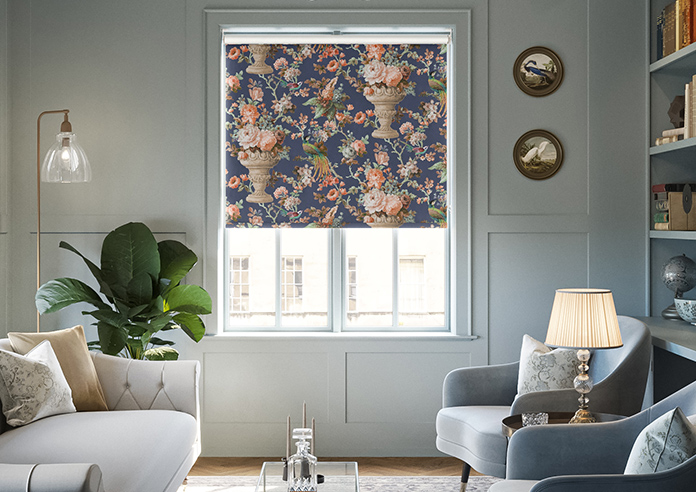 Clarence, Courtly Blue - Twist&Fit Roller Blind - Image 3